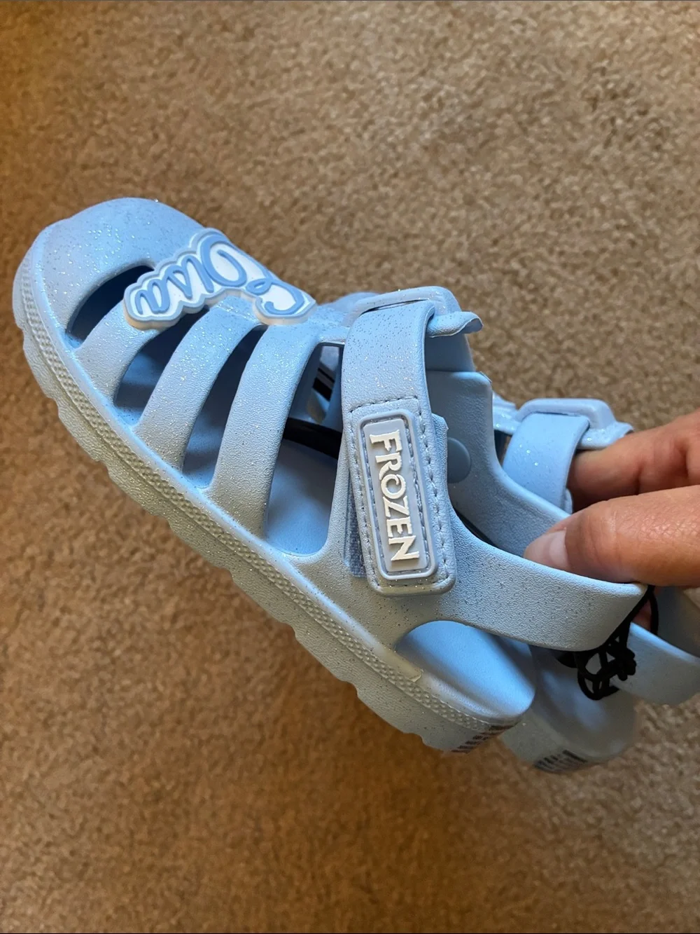 Disney Frozen Elsa Sandals - Toddler Girls Size 10